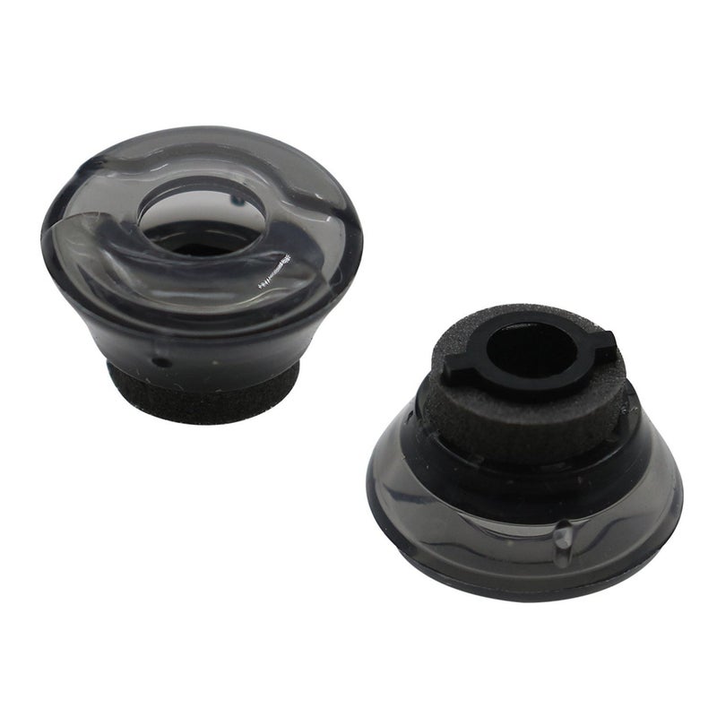 ALXCD Gel Eartips for Voyager 5200 Headset, S/M/L 3 Pcs Soft Gel Ear Tips & 3 Pcs Foam Cover Tips, Fit for Headset Voyager 5200 (Black/Red-S) - Image 2